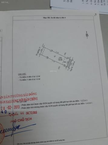 Bán nhà 4 tầng 42m2, bìa đỏ 38.8m2 phố Vũ Xuân Thiều, Sài Đồng, Long Biên, MT: 3.4m, dài: 12.9m 13249807