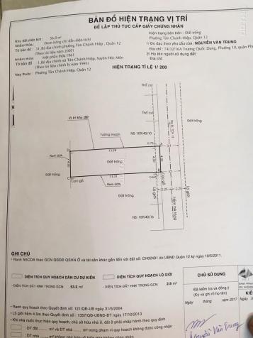 Đất 4x14m, đường hẻm Huỳnh Thị Hai. Giá 2 tỷ 650 tr 13252927