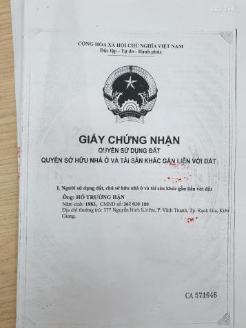 Cần bán căn nhà 14 phường Vĩnh Quang, Tp. Rạch Giá, giá tốt 13253978