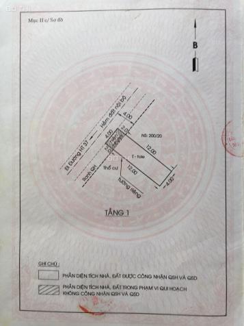 Bán nhà cấp 4 đường Nguyễn Thị Kiểu, P. Hiệp Thành, Q. 12, DT: 4mx12m, sổ hồng. Giá 2,65 tỷ 13258962