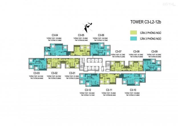 Chỉ 3.75 tỷ - Bán gấp căn 3PN, 2VS, DT 95m2 rộng rãi tại Vinhomes D'Capitale, giá này rẻ hiếm có 13260636