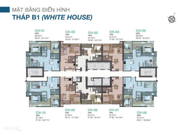 Không đủ tài chính nhận nhà cần bán gấp căn hộ Sunwah Pearl White House 02 1PN 53m2, giá 3.65 tỷ 13261113