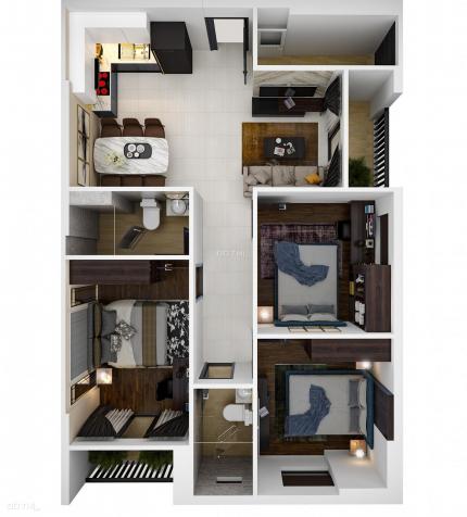 Bán căn hộ chung cư tại dự án Eco Xuân Lái Thiêu, Thuận An, Bình Dương, diện tích 47m2, giá 1.4 tỷ 13264970