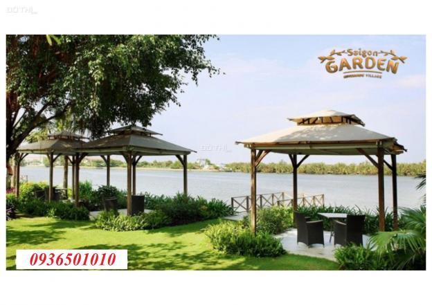 Biệt thự 3 mặt giáp sông TT 11tr/m2 rẻ nhất Sài Gòn Garden Riverside Village 0936501010 13265565