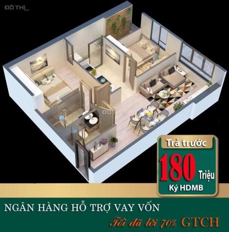 Bán căn 2PN view hồ tại chung cư Bách Việt - TP Bắc Giang - 180tr ký ngay HĐMB - Sổ hồng chính chủ 13266187