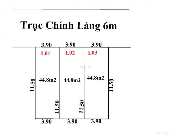 Chỉ 999 triệu sở hữu 44.8m2 đất đẹp, gần chợ Vân Trì, gần đường Võ Nguyên Giáp, đường ô tô vào đất 13281366