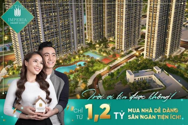 Bán căn hộ studio vị trí đẹp nhất Vinhomes Smart City giá 1,1 tỷ, HTLS 0% 24 tháng, CK 10% 13282999