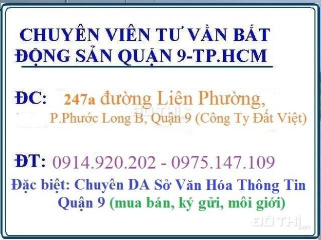 Bán đất nền dự án Sở Văn Hóa Thông Tin quận 9, sổ đỏ chính chủ, mặt tiền đường 12m 5965717