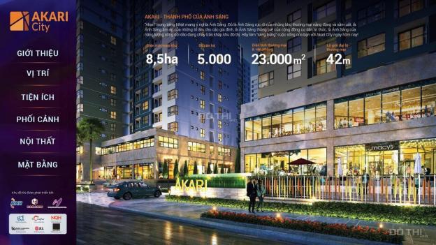 Bán căn hộ Akari City, Nam Long giá bán 2,120 tỷ bao mọi chi phí. LH: Lan Anh 0906947978 13298187