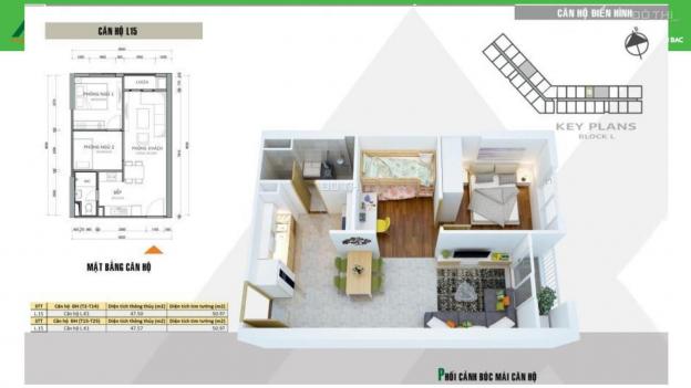 Bán căn 1,5 ngủ 48m2 full nội thất chung cư Xuân Mai Complex giá 990 triệu bao tên. LH 0982 511 503 13302702