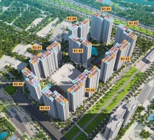 Bán gấp S2.012724 Sapphire 2 Smart City Đại Mỗ, Nam Từ Liêm, Hà Nội, diện tích 58.9m2, giá 1.85 tỷ 13303344