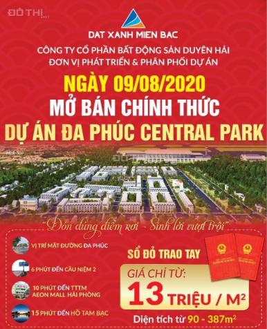 Bán ngay lô đất cạnh thành phố Hải Phòng giá siêu hấp dẫn 13306260