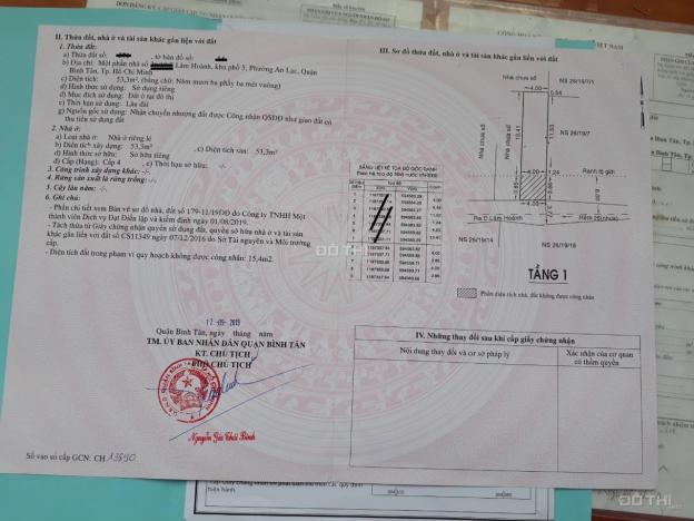 Tôi chủ đất bán nhanh 2 lô đất nền phường An Lạc, sát ngay UBND Bình Tân giá 54 triệu/m2 13311307