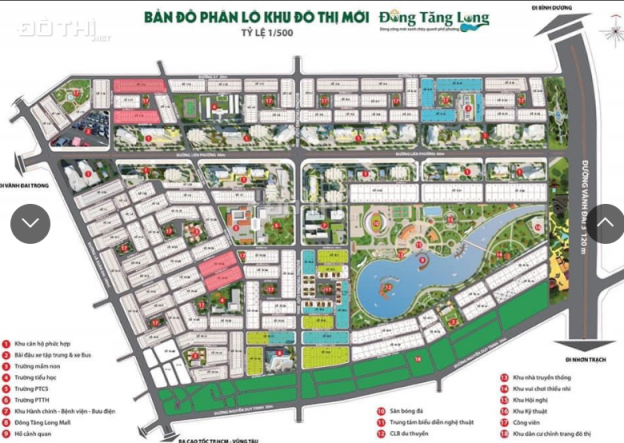 Bán đất nền vị trí vàng dự án Đông Tăng Long chỉ từ 50tr/m2, LH: 0938256839 13311502