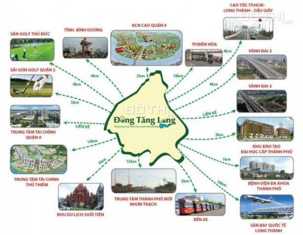 Chính chủ cần tiền nên bán gấp nền biệt thự Đông Tăng Long, mặt tiền đường thông ra hồ cực đẹp 13313182