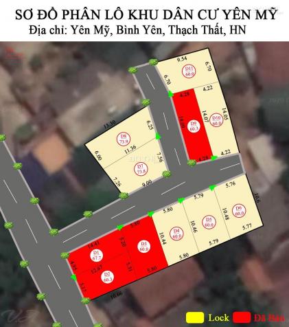 Bán đất tại dự án Hòa Lạc Avenue, Thạch Thất, Hà Nội, diện tích 80m2, giá TT 790 triệu 13318883