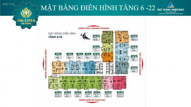 Bán căn 86m2 2PN + 1 tại TSG Lotus Sài Đồng, giá rẻ hơn thị trường, có hỗ trợ vay, quà tân gia 16tr 13321197