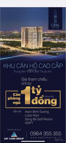 Tìm đâu được căn hộ 1 tỷ tầm này nhỉ có ngay. Duy nhất tại Bình Dương, trung tâm TP Thuận An 13324356