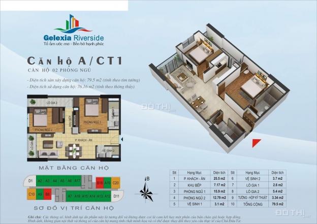 Bán căn hộ chung cư tại dự án Gelexia Riverside, Hoàng Mai, Hà Nội diện tích 120m2, giá 2.3 tỷ 13332529