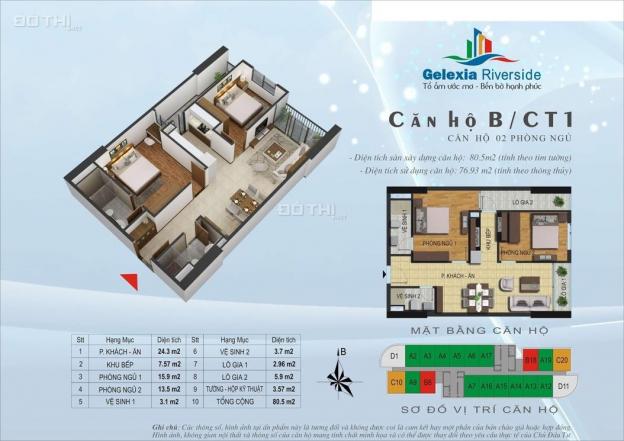 Bán căn hộ chung cư tại dự án Gelexia Riverside, Hoàng Mai, Hà Nội diện tích 120m2, giá 2.3 tỷ 13332529