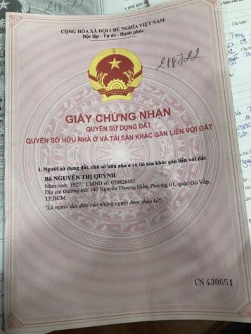 Tôi cần bán gấp nhà đường Nguyễn Thượng Hiền, Q. Gò Vấp, SHR, 71.6m2, giá: 2tỷ2 13339529