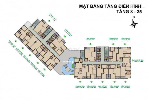 Bán suất ngoại giao cuối cùng chung cư The Garden Hill căn 89.1m2 3PN, giá 2,25 tỷ vào tên sổ đỏ 13342063