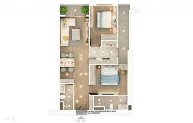 Rẻ số 1 về giá phân khúc căn hộ 2 phòng ngủ - BID Residence, Hà Đông, 0% LS 13350602