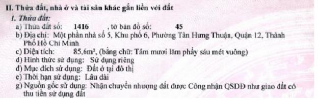 Bán gấp nhà HXH 3 lầu 4.5*20m Trường Chinh, Q12, rẻ 5.4 tỷ 13282185