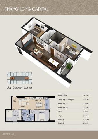 Hà Nội mở bán căn hộ chung cư T4 tại dự án Thăng Long Capital diện tích 61.7m2, giá 1.2 tỷ 13358735