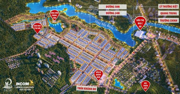 Bán lô đất 125m2, đường 24m, ngân hàng hỗ trợ 70%, gần siêu thị Big C Quảng Ngãi. LH: 0899246438 13033261