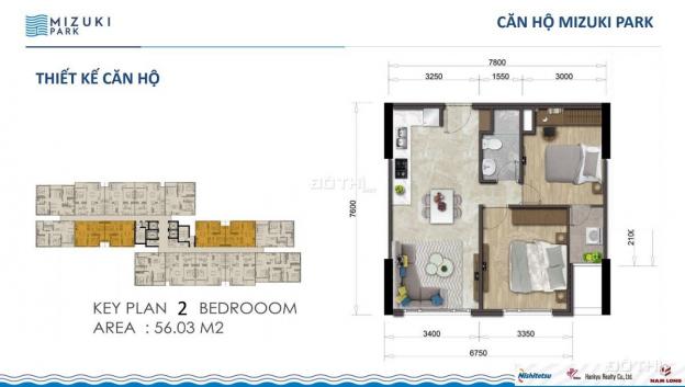 Bán căn hộ chung cư tại dự án Mizuki Park, Bình Chánh, Hồ Chí Minh, diện tích 56m2, giá 2.080 tỷ 13368023