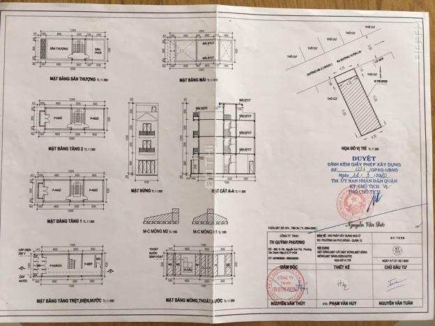 Cần bán gấp nhà mới xây Quận 12 100% 2L, 1T cách đường Vườn Lài 100m 13382979