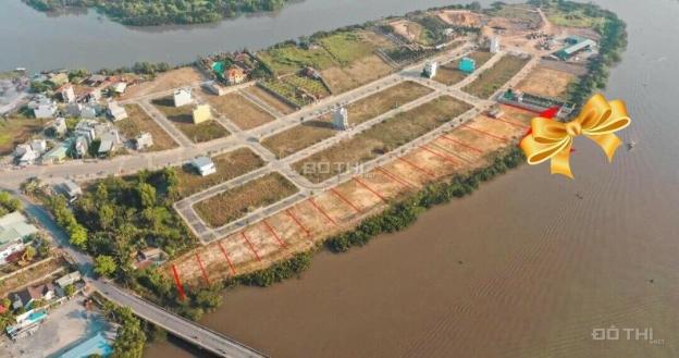 Cần bán 2 lô đất liền kề 12x50m (6x50m) view sông Tắc thổ cư 240m2, giá 12tỷ5 XDTD đường nhựa 12m 13400376