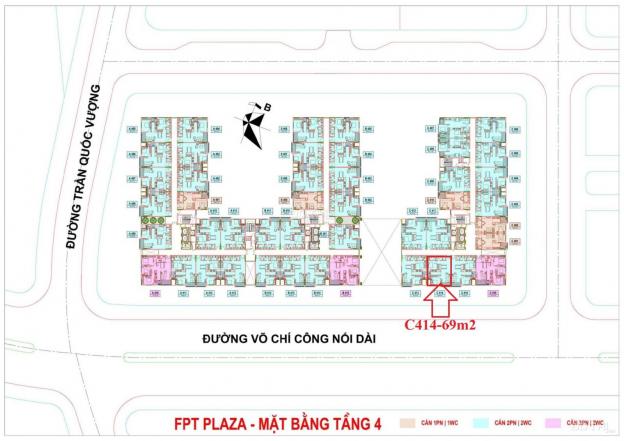 Cơ hội định cư tại Đà Nẵng với 1,6 tỷ tại căn hộ cao cấp FPT PLaza 13406006