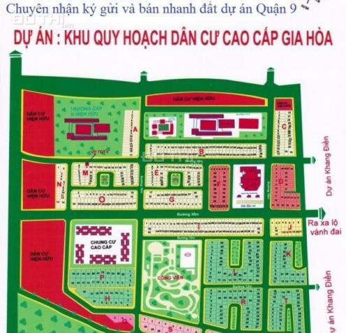 Đất KDC Gia Hòa đường Dương Đình Hội, Phước Long B, Quận 9 20tr/m2 đã có sổ hồng 13410510