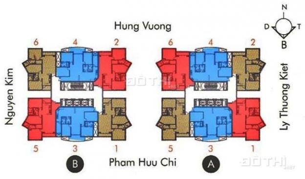 Bán căn hộ cao cấp Hùng Vương Plaza Quận 5, 129.9m2, tầng cao, đầy đủ nội thất 13410578