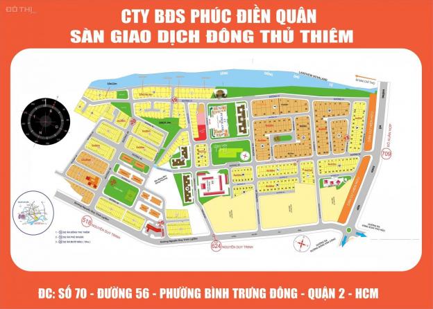 Bán đất tại dự án khu dân cư Đông Thủ Thiêm, Quận 2, Hồ Chí Minh diện tích 108m2, giá 62 triệu/m2 13412372