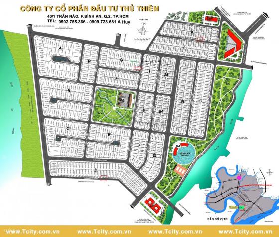 Bán đất nền dự án giá rẻ dự án khu dân cư Thủ Thiêm Villa 13417076