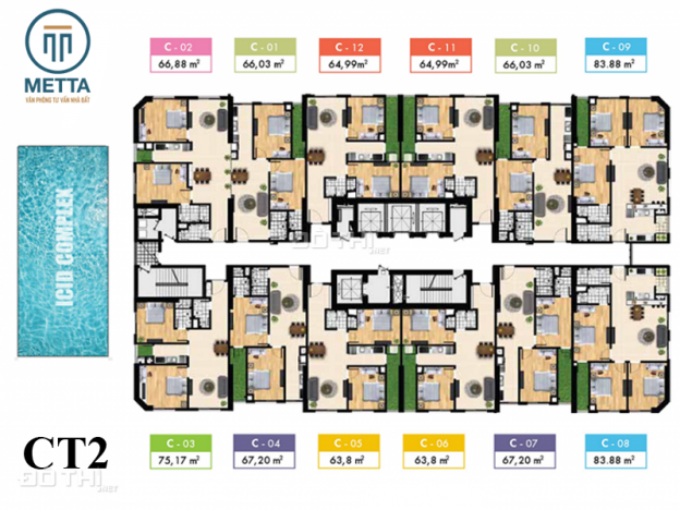 Chính chủ cần bán gấp căn góc 2PN tại ICID Complex Hà Đông 13420594