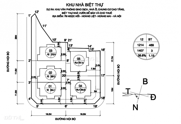 Cần bán 9 lô liền kề biệt thự vip tại quận Hoàng Mai - có sổ đỏ - kinh doanh tốt 13421320