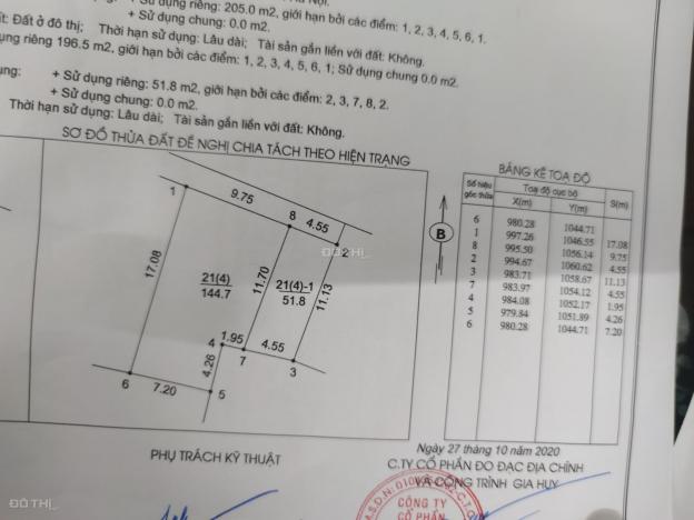 Bán gấp 51.8m2, MT 4.55m đất tại Ngô Xuân Quảng, giá chỉ 40tr/1m2 13423799