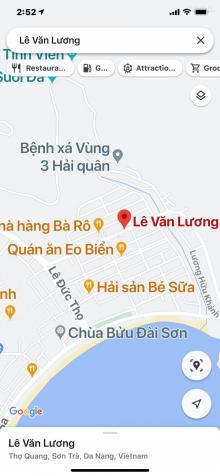Bán 350m2 đất ở đường 15m Lê Văn Lương, Thọ Quang, Sơn Trà, cách biển 300m, giá 18.55 tỷ 12717444