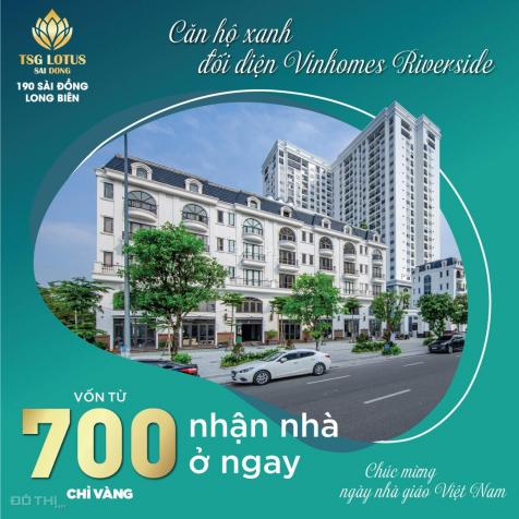 Bán căn hộ ngoại giao dự án TSG Lotus Sài Đồng, giá 26.6 tr/m2. Hỗ trợ vay 70% 13445981