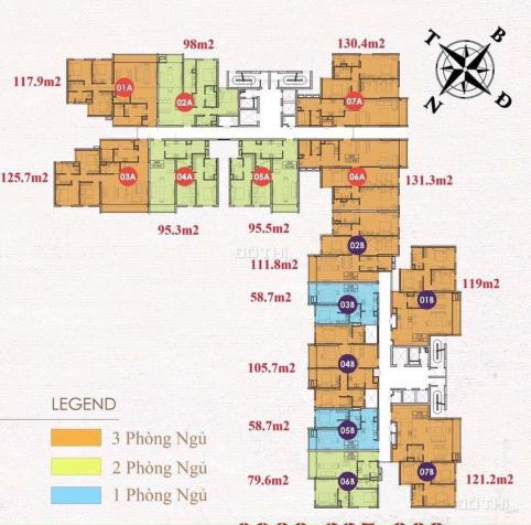 Bán nhanh căn 58.7m2, 1PN tại E2 Yên Hòa (Chelsea Residences), nhận nhà ở ngay 13451990