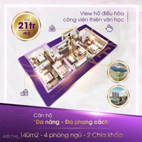 Bán căn hộ chung cư tại dự án The Terra An Hưng, Hà Đông, Hà Nội, diện tích 140m2, giá 22 triệu/m2 13452215