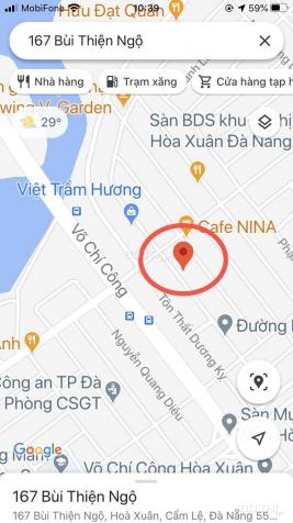 Bán đất đường Bùi Thiện Ngộ sát cầu Nguyễn Tri Phương, Hòa Xuân giá siêu rẻ 3.05 tỷ. LH: 0935666742 13454311