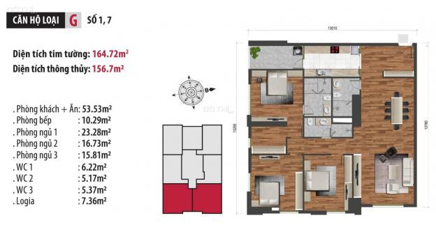 Siêu rẻ nhất Cầu Giấy, căn góc 3 ngủ tòa C Hà Nội Paragon, hướng đẹp, tầng đẹp, sổ lâu dài 13455749