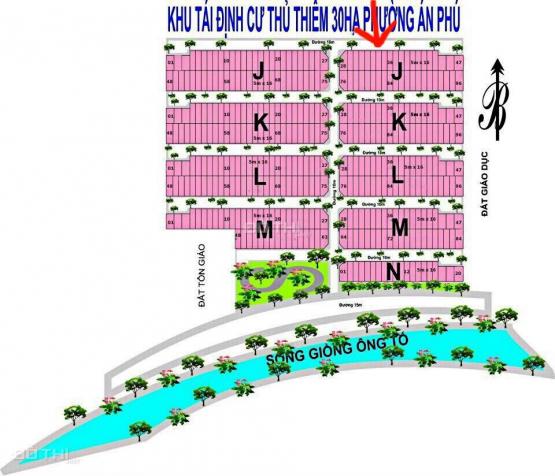 Bán đất Nam Rạch Chiếc, An Phú đường Nguyễn Duy Trinh, 180m2 (nền J34) 124 triệu/m2 13464618
