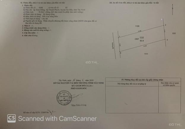 5x17m full thổ cư. Giá hết đất 300 triệu giấy hồng sẵn tháng 06/2020, kế KCN Phước Đông (3.200ha) 13495882