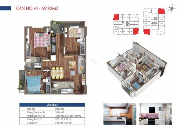 Chỉ 978trđ sở hữu ngay căn hộ 3PN - 69,92m2 thông thủy DA Lộc Ninh Singashine - PKD 0388405089 13495981